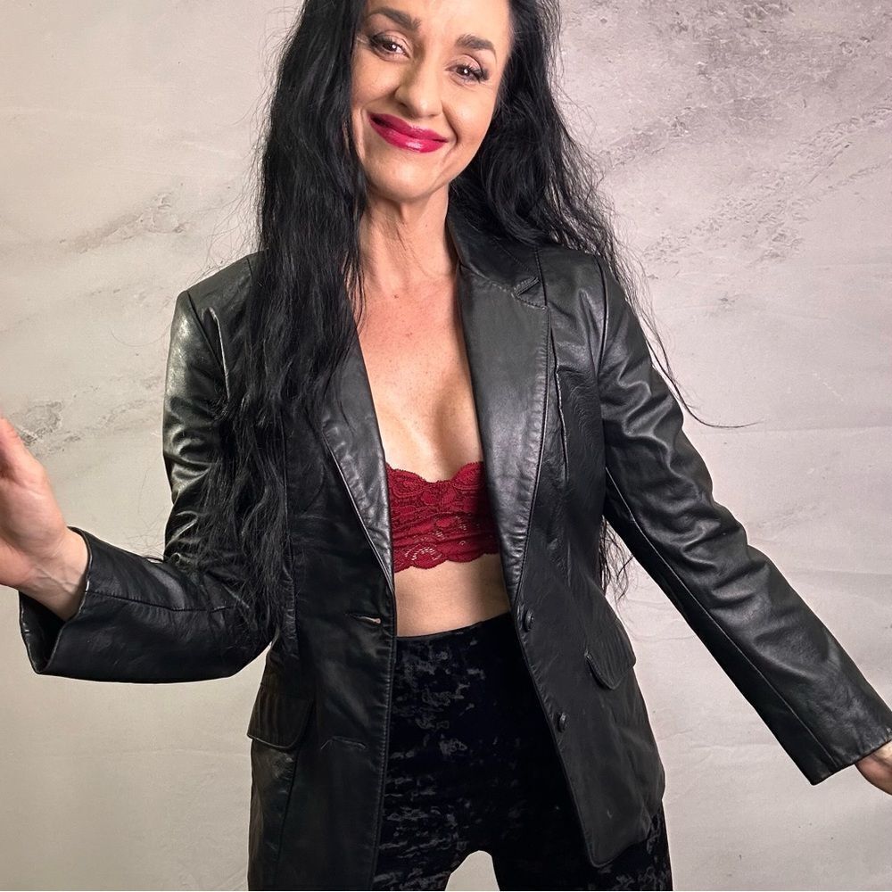 Clipper Mist lined leather jacket key cost made in Brazil